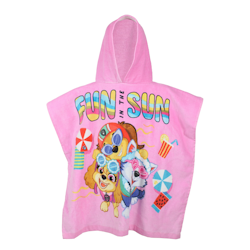 Paw patrol badponcho rosa