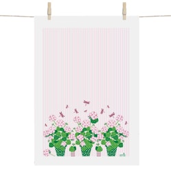 Kökshandduk pelargoner