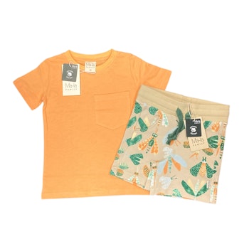 T-shirt och shorts stl 98-134