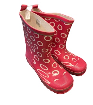 Rosa gummistövel stl 34, 35