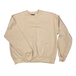 Beige collegetröja stl M