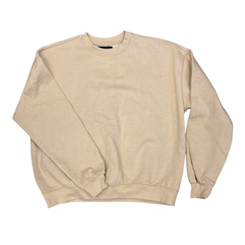 Beige collegetröja stl M