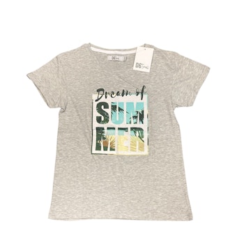 Grå t-shirt stl 122-164