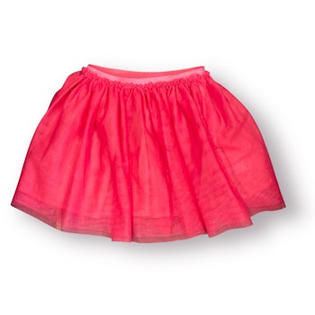 Rosa tyllkjol stl 110/116