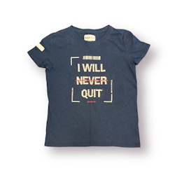 Blå t-shirt stl 122/128