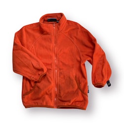 Orange fleecejacka stl 110/116