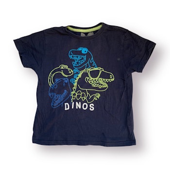 Blå t-shirt stl 110/116