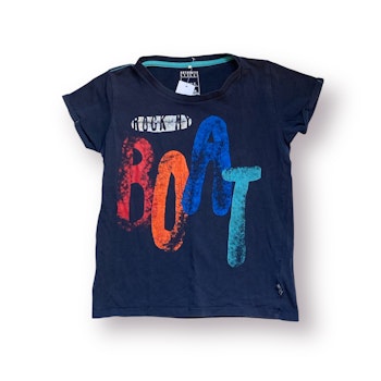 Mörkblå t-shirt stl 122/128