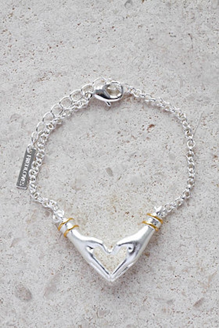 My Heart armband silver