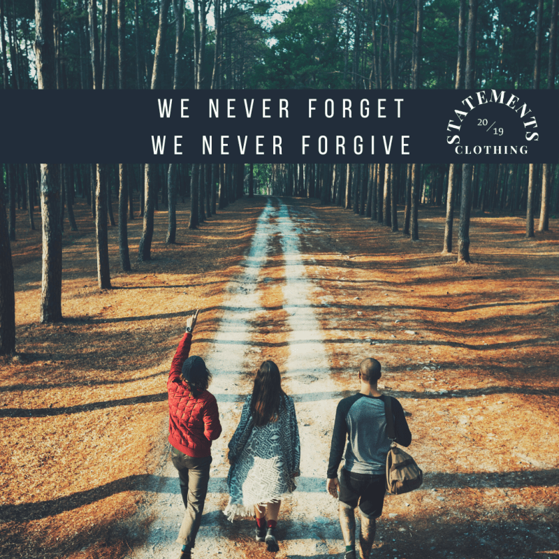 Never Forgive-Never Forget!