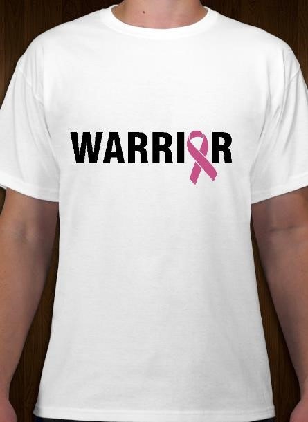 TShirt Rosa Bandet Warrior- Vit Tshirt Herr