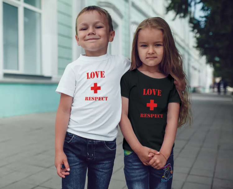 Love & Respect T-Shirt Børn