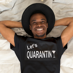 Lets Quarantini T-shirt til Mænd