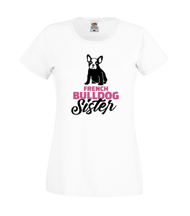 Fransk Bulldog Sister T-Shirt Barn