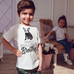 Fransk Bulldog Brother T-shirt Børn