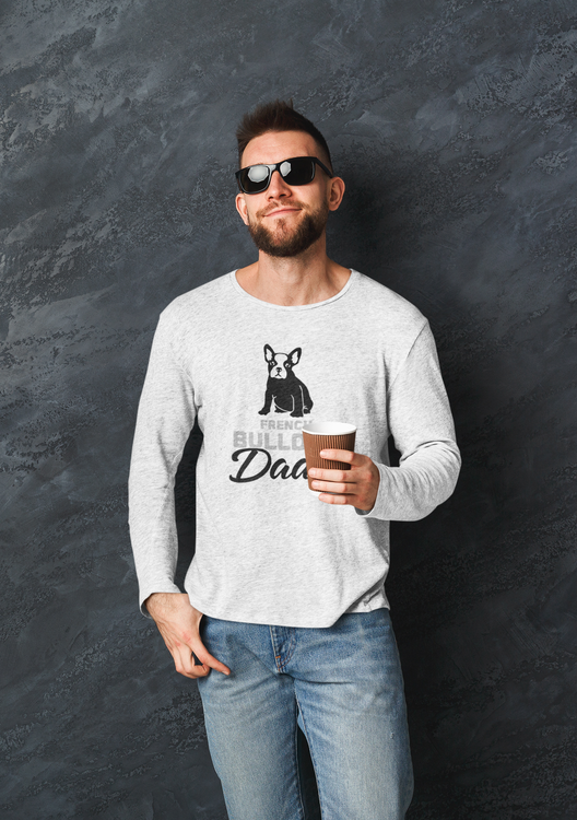 Fransk Bulldog Long Sleeve, French Bulldog Long Sleeve