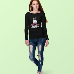 French Bulldog Sister Long Sleeve Women