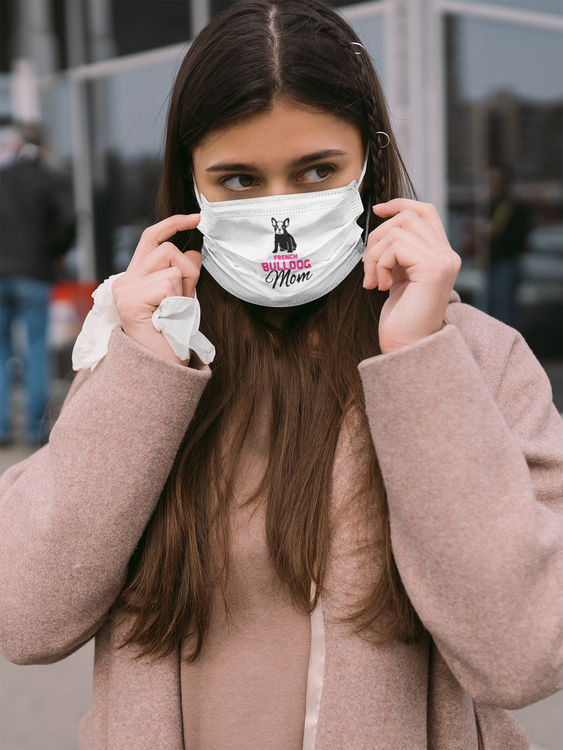 French Bulldog Mom Face Mask