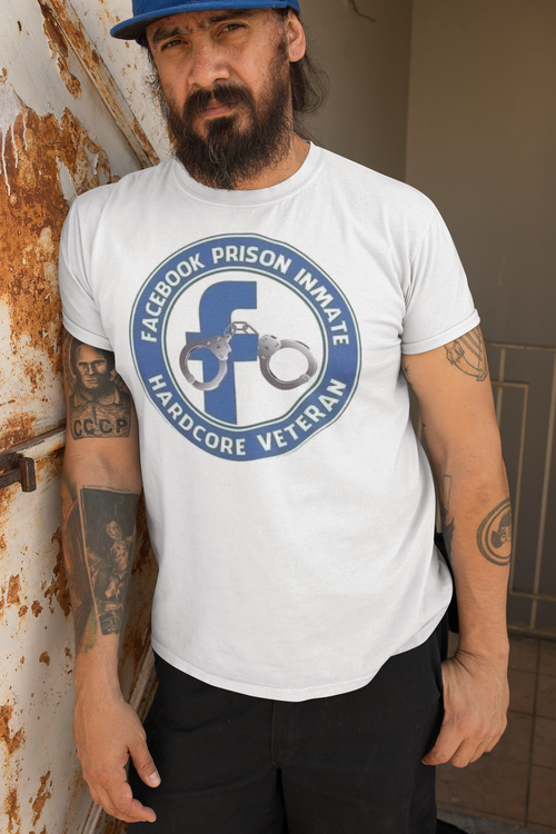 Fcebook T-Shirt. Facebook Prisoner. Kult Tshirt