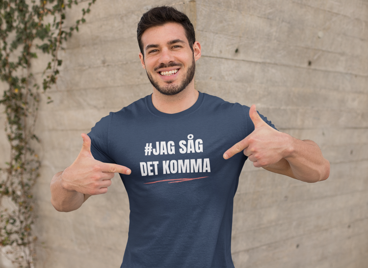 #jagsågdet komma .Anti Stefan Löfven T-Shirt.  Tshirts i många olika färger & storlekar. Vi såg det inte komma