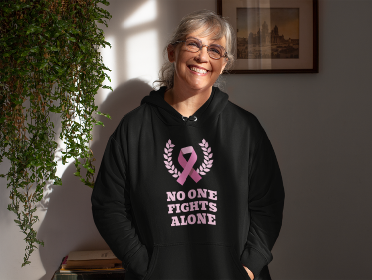 No One Fights Alone Hoodie Dam