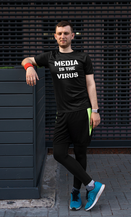 Media Is The Virus T-Shirt Herr