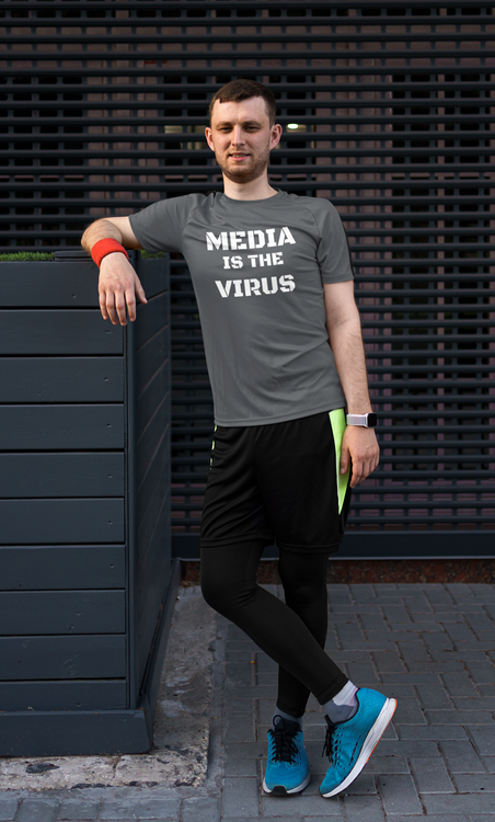 Media Is The Virus T-Shirt Men