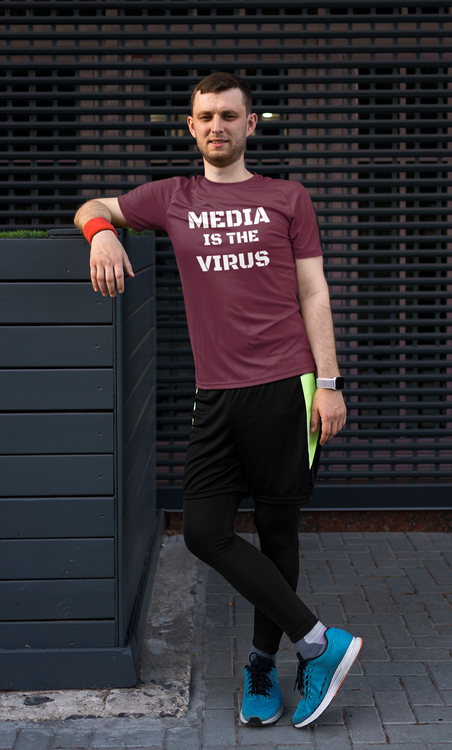 Media Is The Virus T-Shirt Herr