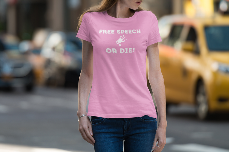 Free Speech Or Die T-Shirt Dam