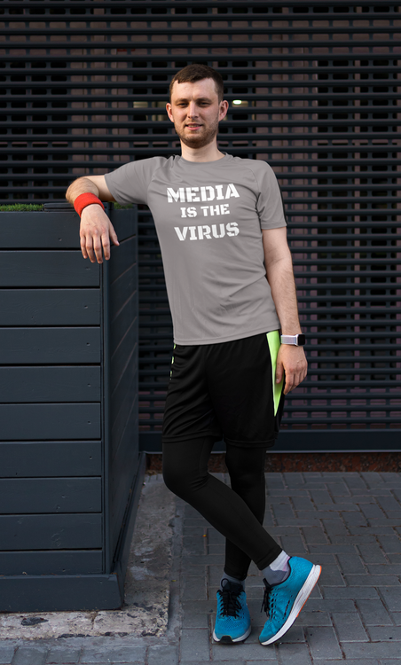 Media Is The Virus T-Shirt Herr