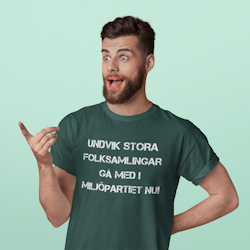 Miljöpartiet T-Shirt Herr