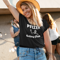 Pfizer Game Over T-Shirt  Dam