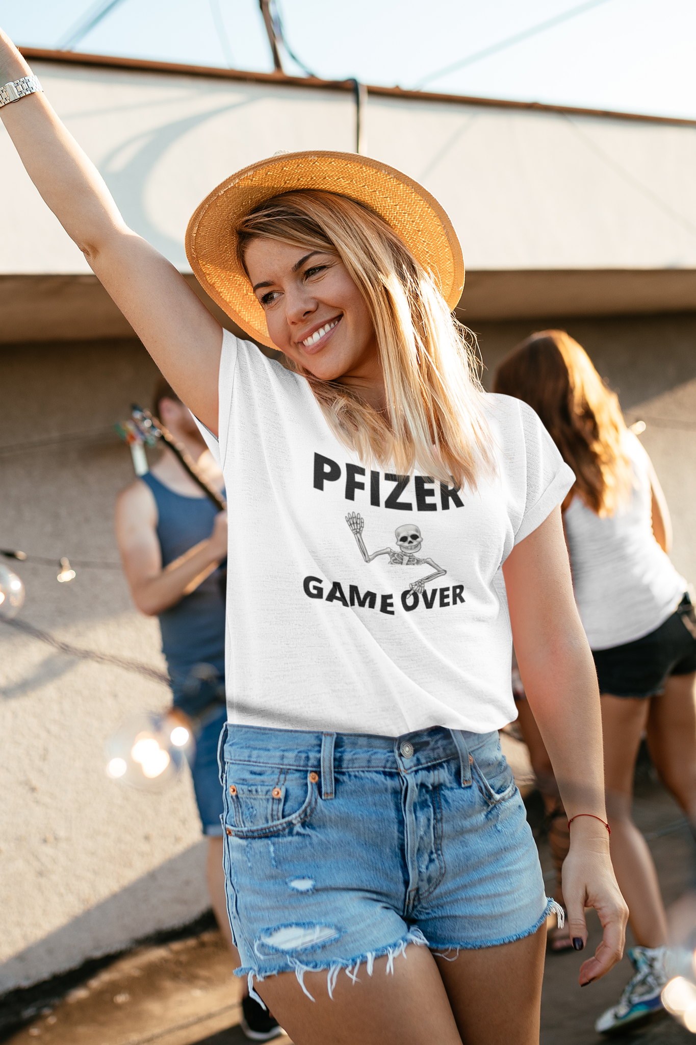 Pfizer Game Over T-Shirt  Dam