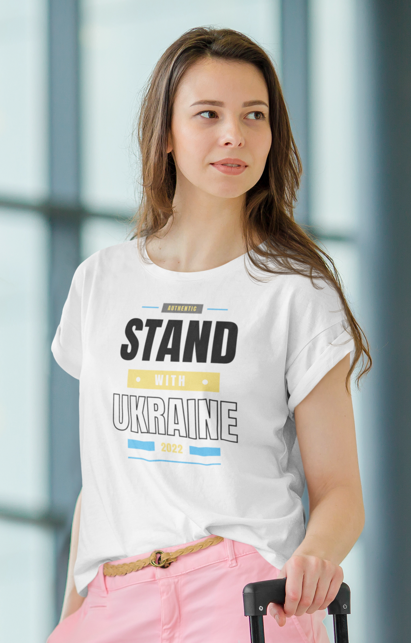 Stand With Ukraine T-Shirt  Dam