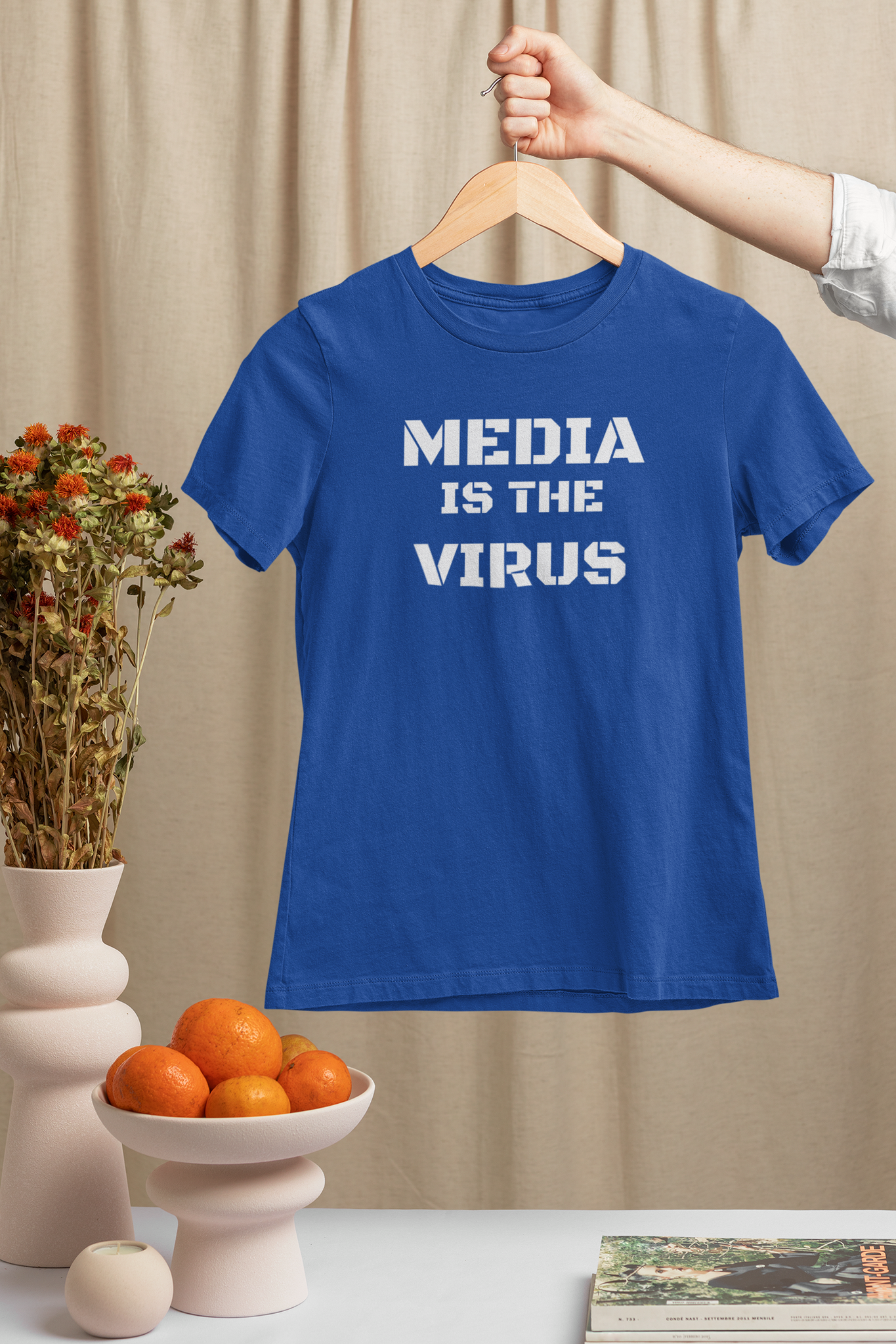 Media Is The Virus T-Shirt  Dam