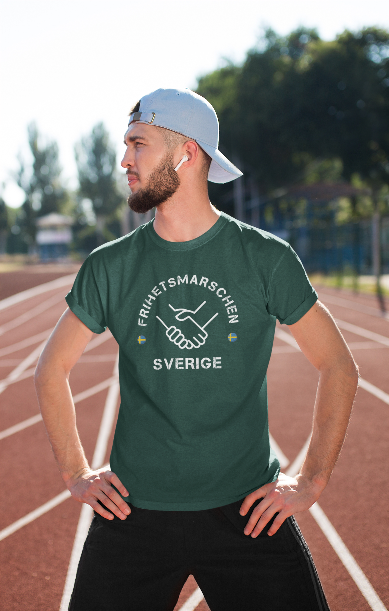 Frihetsmarschen Sverige T-Shirt Herr
