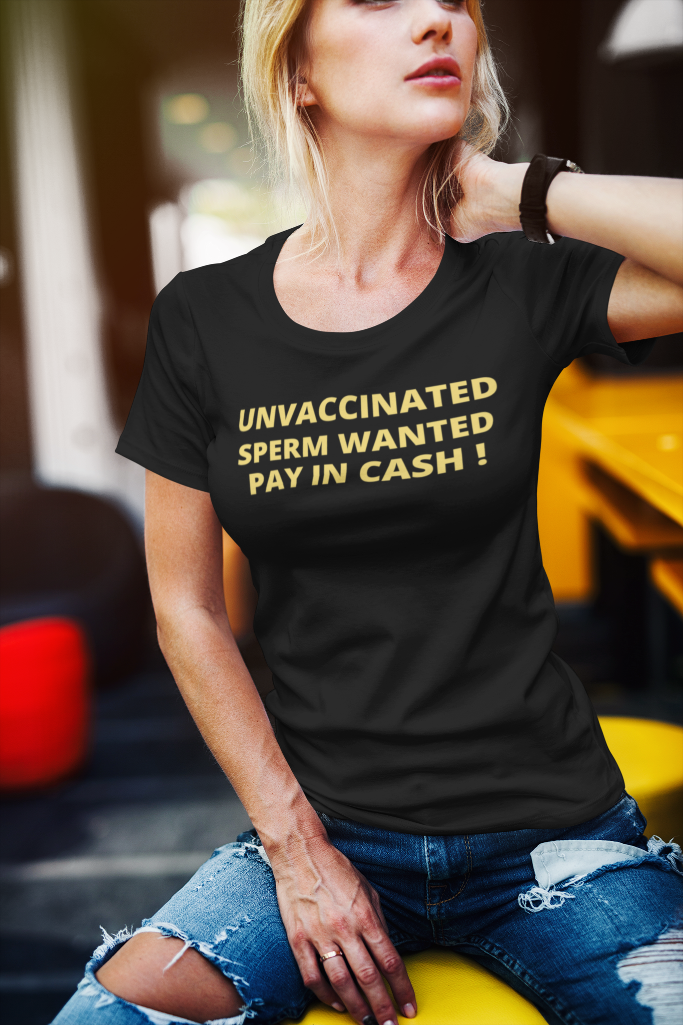 Unvaccinated Sperm Wanted T-Shirt Women