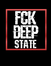 FCK Deep State Klistermärke