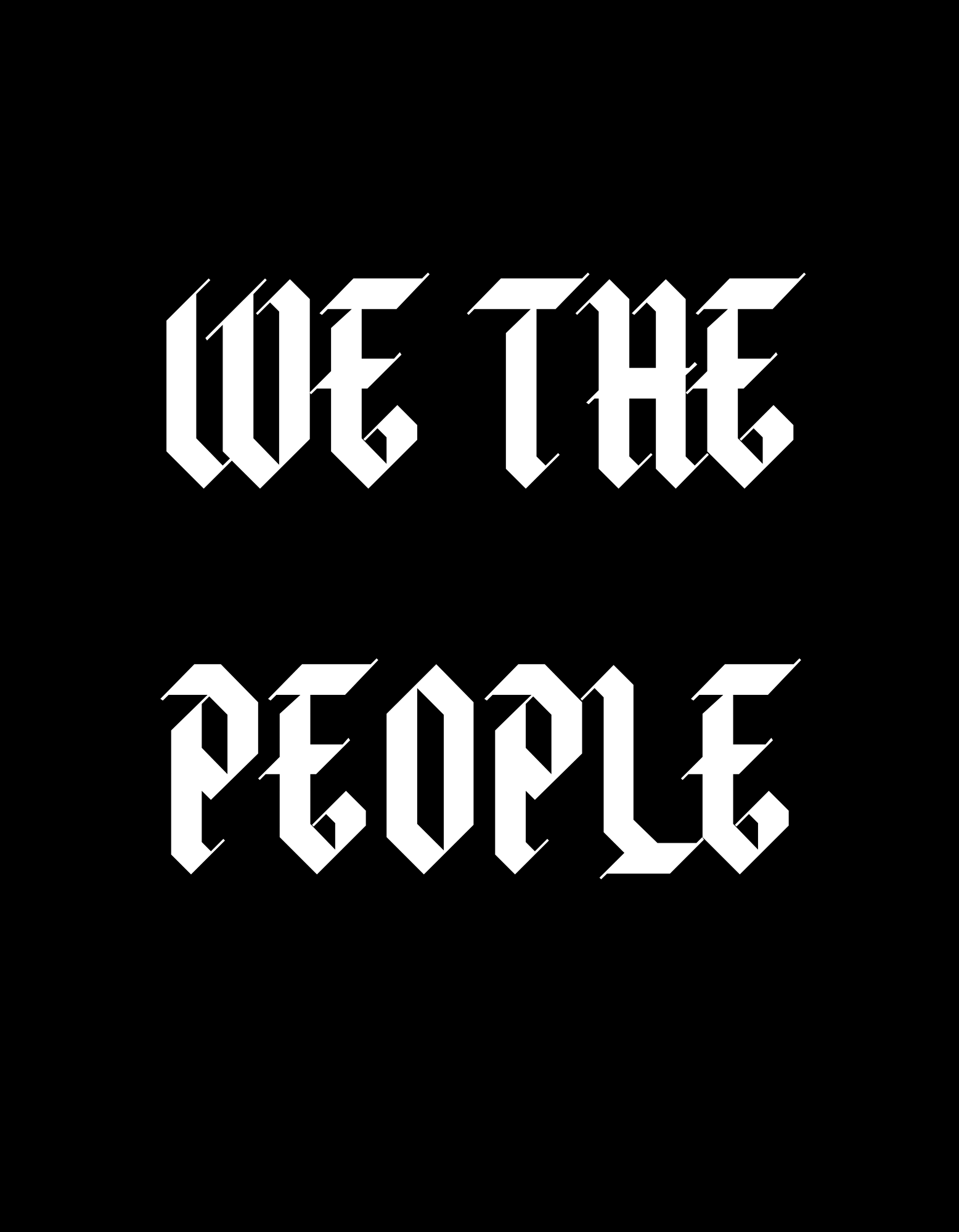 We The People Sticker