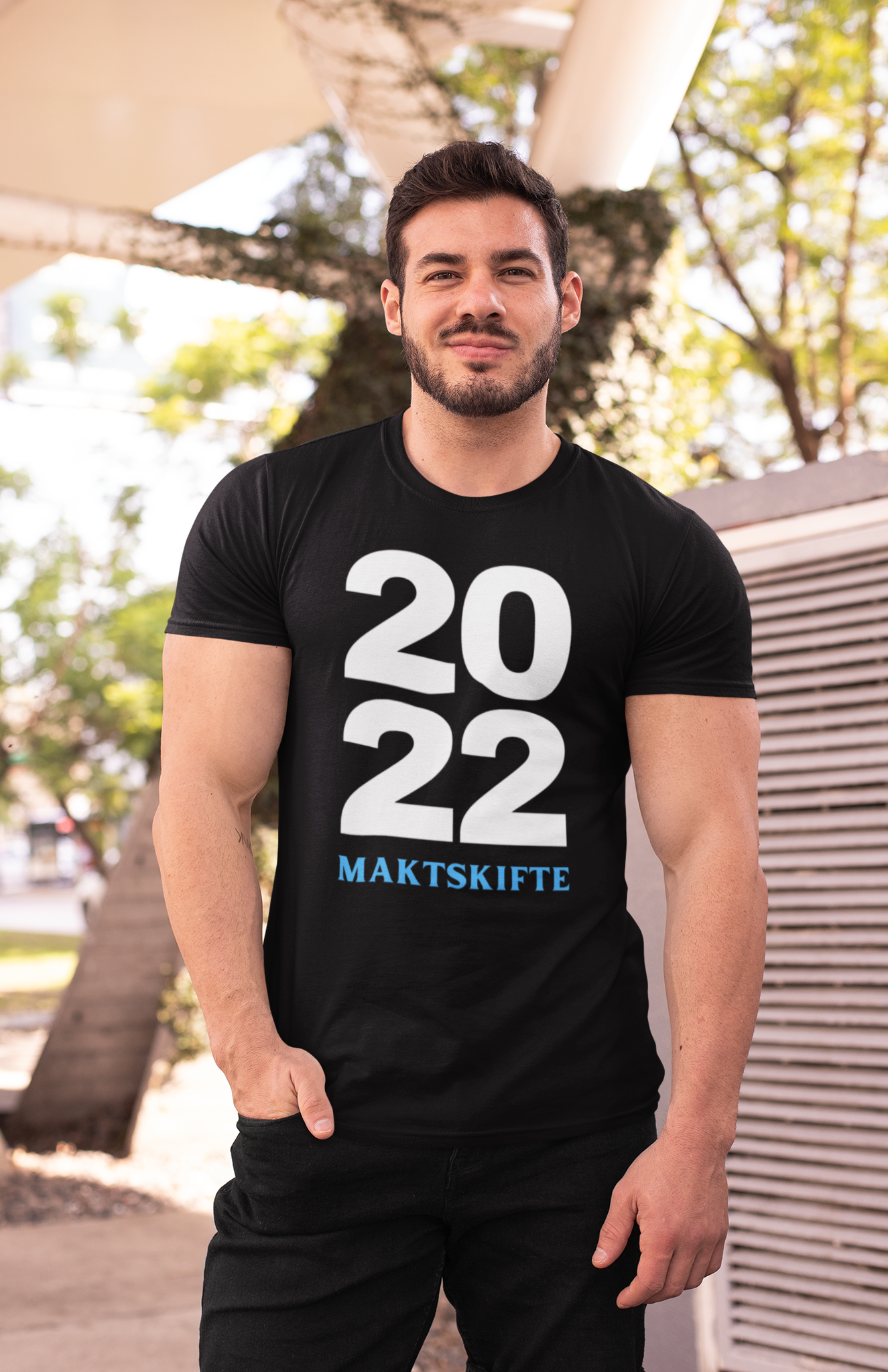 2022 Maktskifte T-Shirt Herr