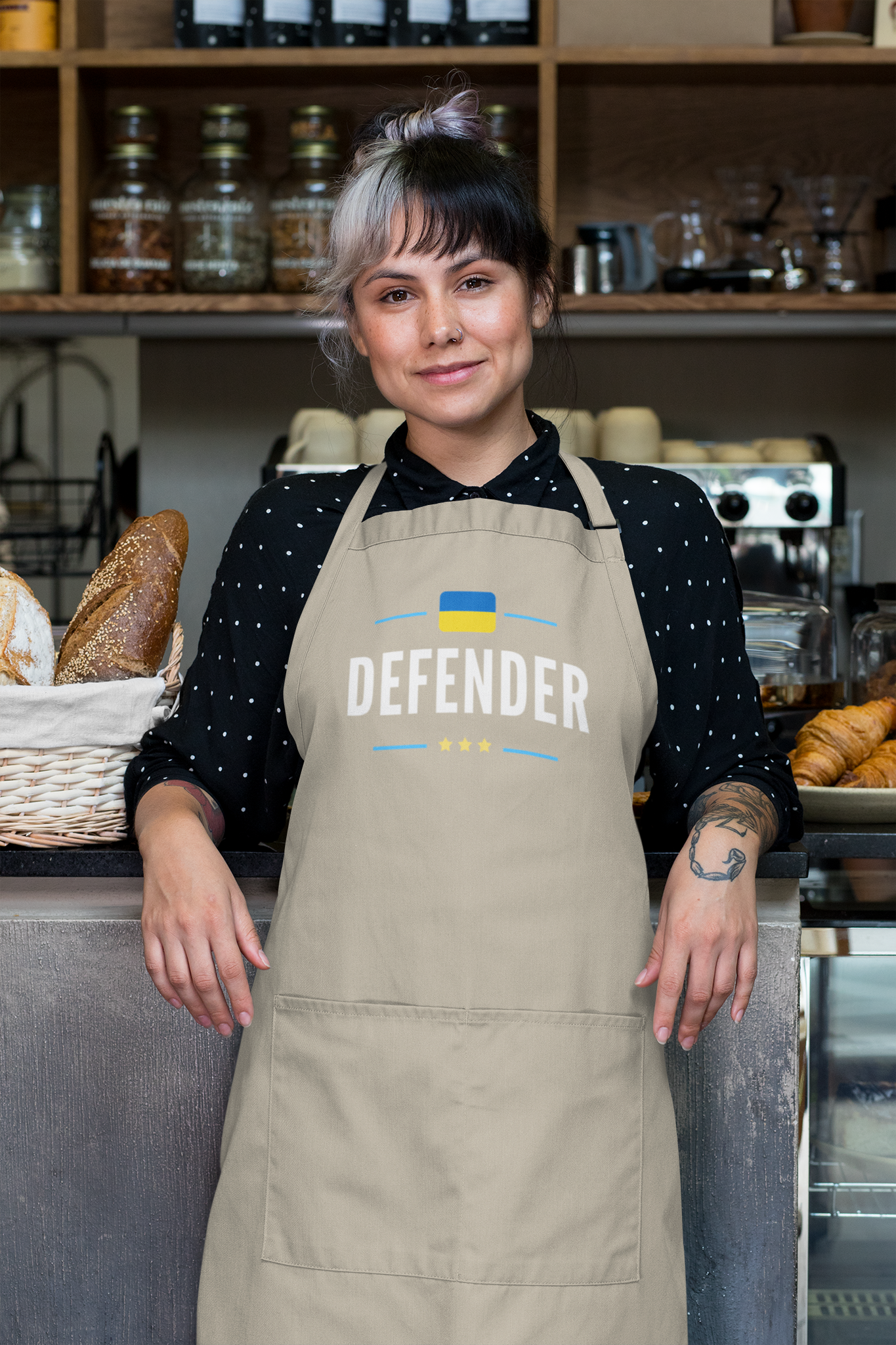 Defender Ukraine Förkläde