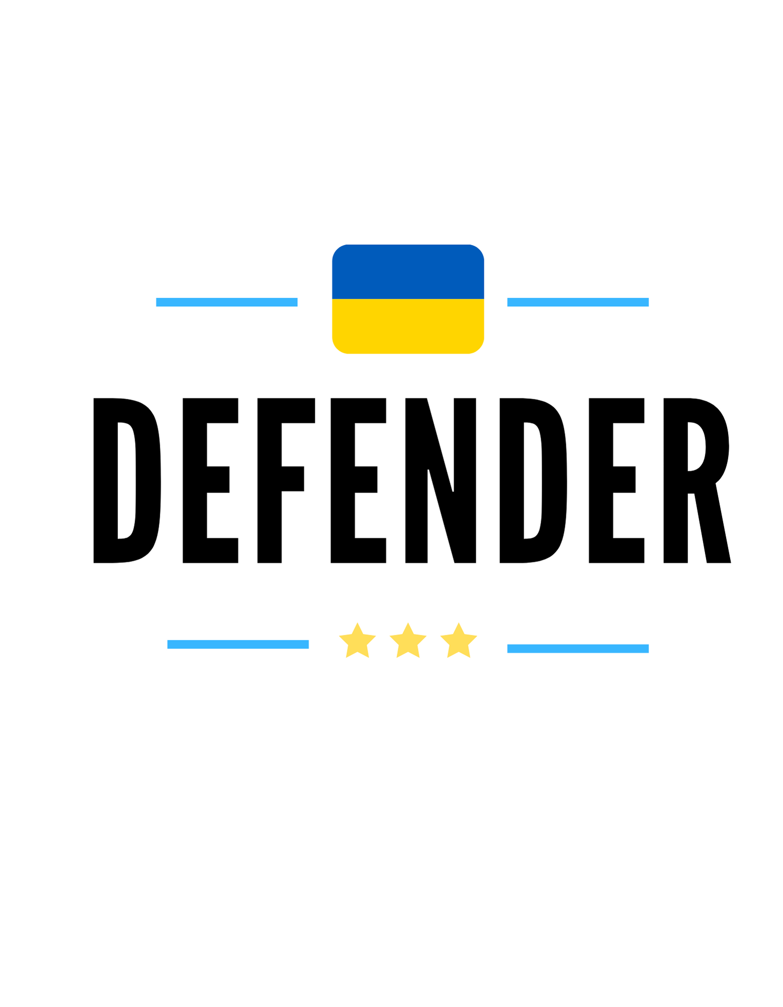 Ukraine Defender Sticker