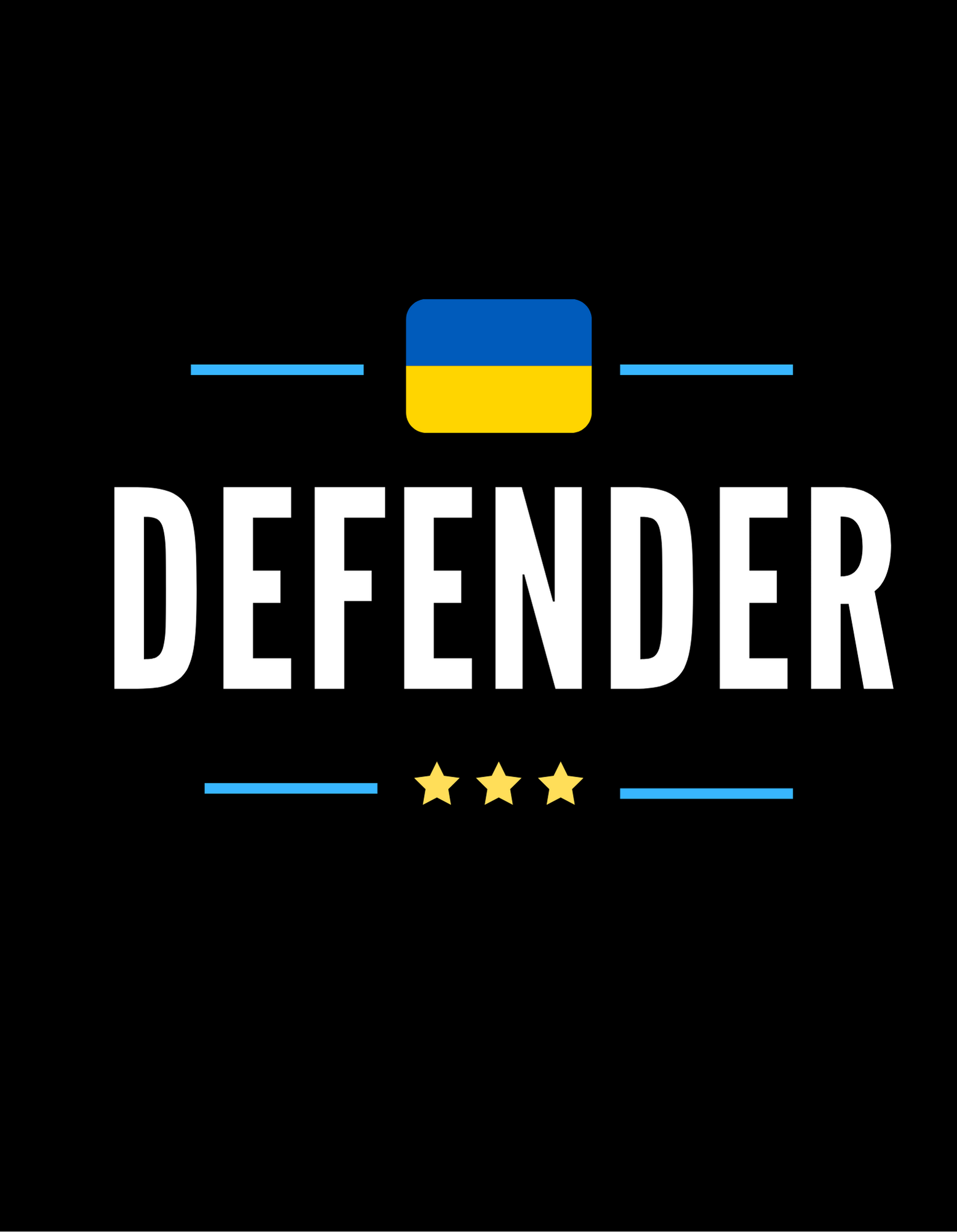 Ukraine Defender Klistermärke