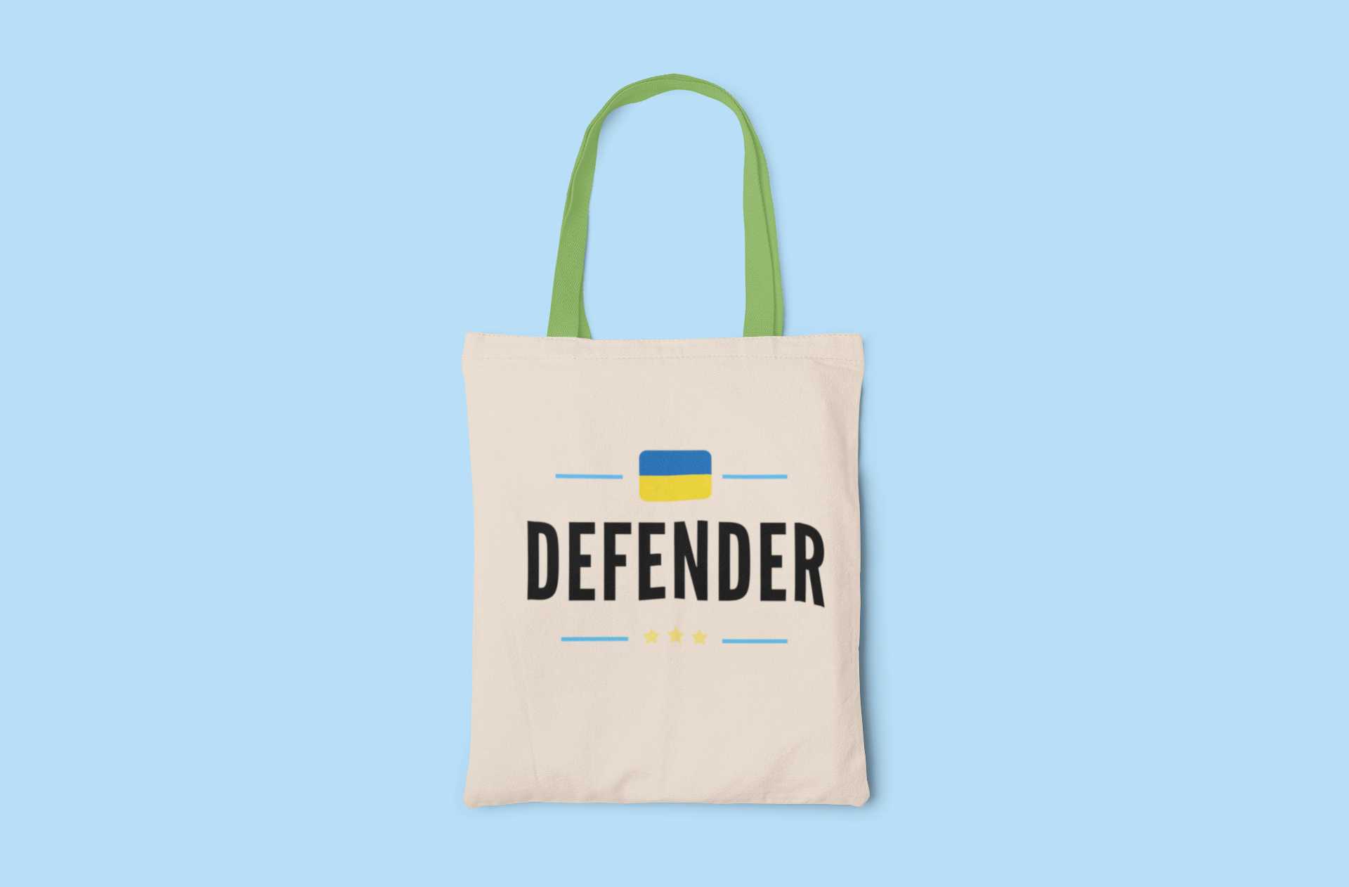 Defender Ukraine Tote Bag
