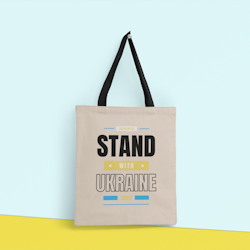 Stand With Ukraine Tote Bag