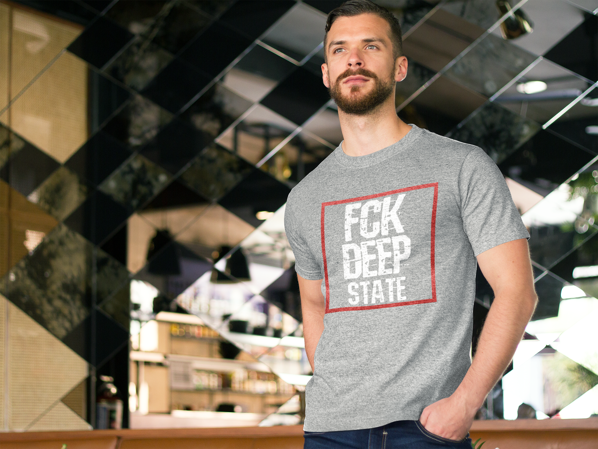 FCK Deep State T-Shirt Men