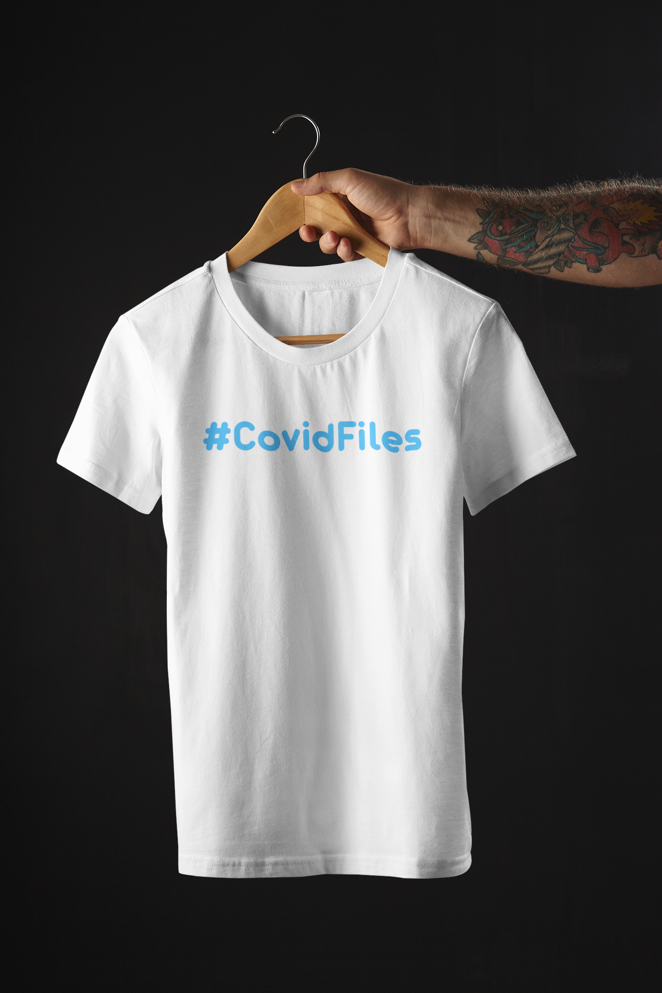 #CovidFiles T-Shirt Herr