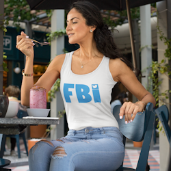 FBI Twitter Tank Top Dam