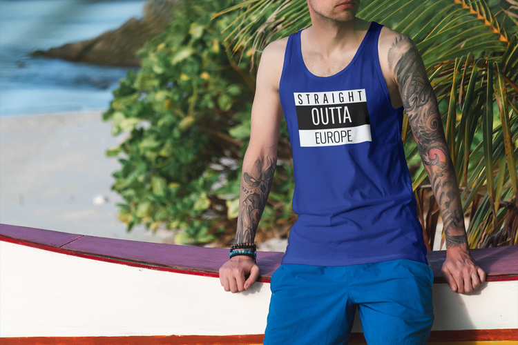 Straight Outta Europe Tank Top Men