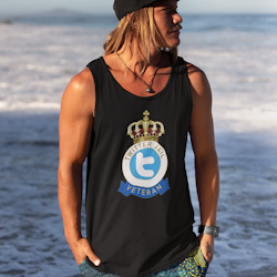 Twitter Jail Veteran Tank Top Mens